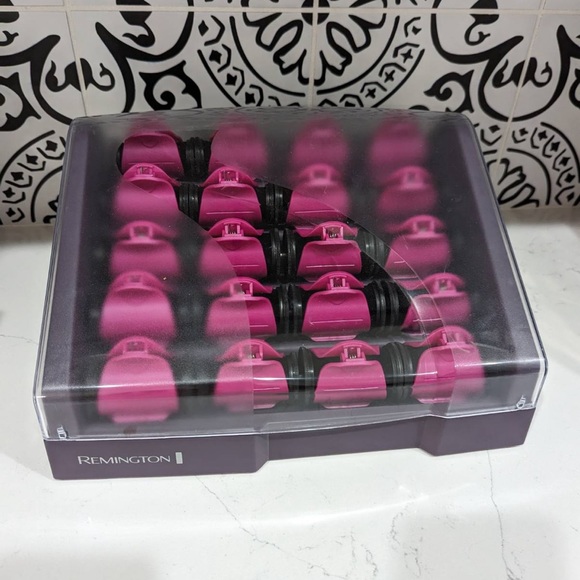 Remington H-9096 Velvet Heated Hair Rollers Hot Electric Curlers